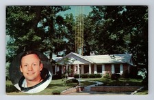 Wapakoneta OH-Ohio, Boyhood Home Of Astronaut Neil Armstrong Vintage Postcard