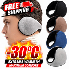 Winter Ear Muffs Behind the Head Earwarmer Fleece Ear Covers Men Women Unisex