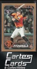 Tyler Fitzgerald 2024 Topps #602 Gold San Francisco Giants RC Rookie 1589/2024
