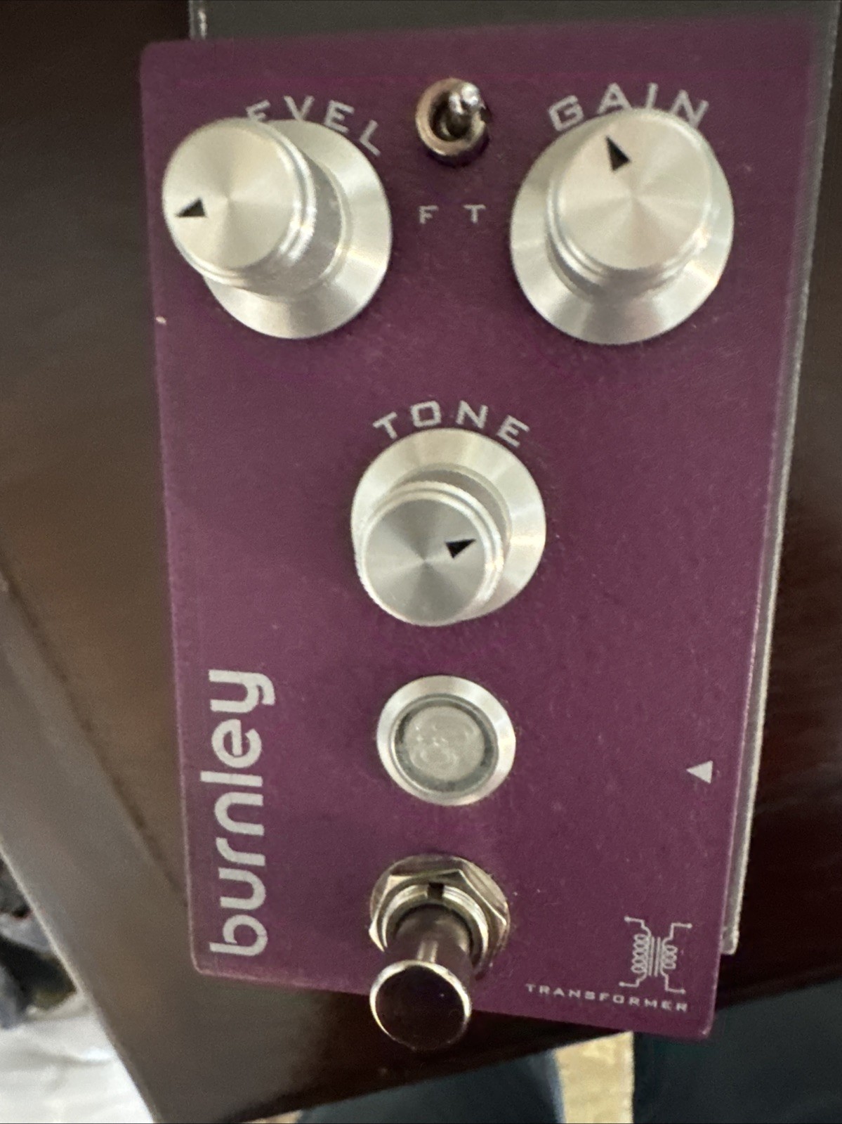 Bogner Burnley V2 Classic Distortion Guitar Pedal with Transformer Purple