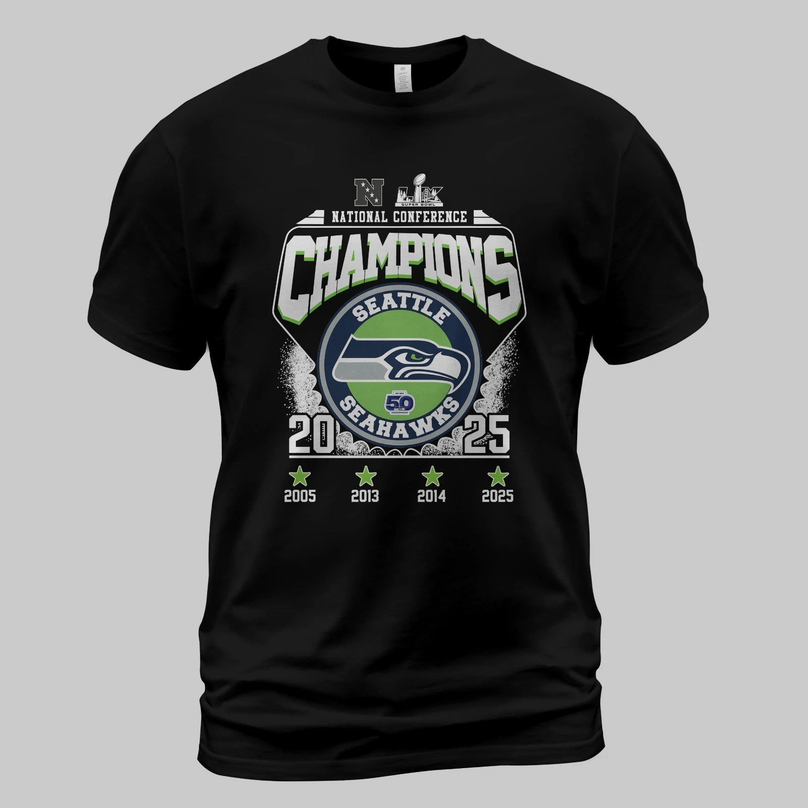 NFC Championship Seattle Seahawks Go Super Bow LX T-Shirt