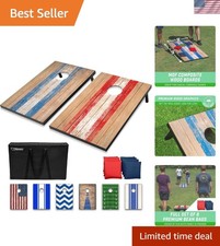 Portable Cornhole Sets, 8 Styles   Choose 4 x 2 ft or 3 x 2 ft - Boards Inclu...