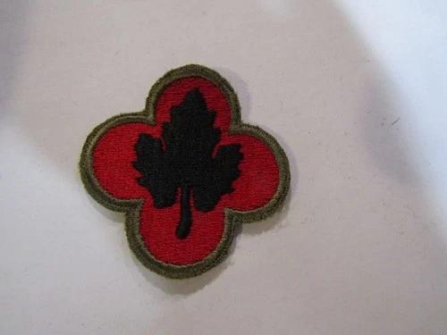 VINTAGE MILITARY PATCH WW2 ERA US ARMY 43RD INFANTRY DIVISION