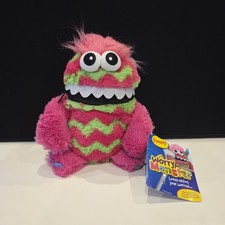 Toyland® 9" (23cm) Pink & Green Colour Worry Monster Plush Soft Toy -