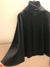 USED ANONYMOUS SHIPPING YOHJI YAMAMOTO CAPE COAT WITH HOOD GOOD