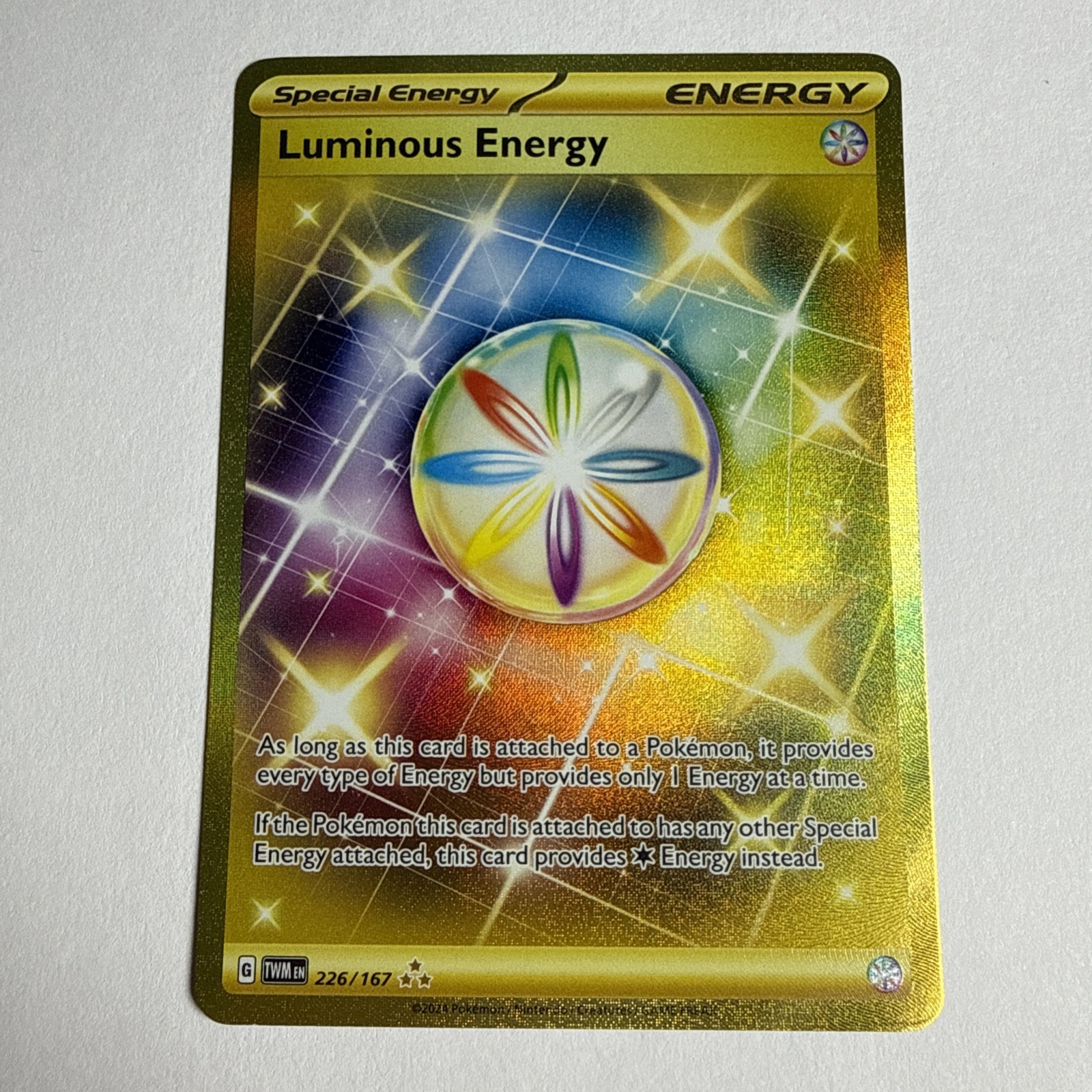 Luminous Energy 226/167 Hyper Rare Twilight Masquerade Pokémon TCG