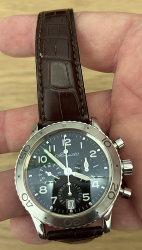 Breguet Transatlantique Type XX Flyback Chrono Auto 39mm Watch...
