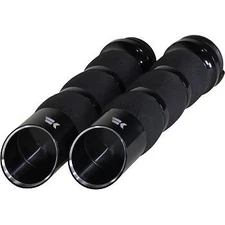 KHROME WERKS 500150 Black Edge Air Cushion Hand Grips for Harley Electronic TBW