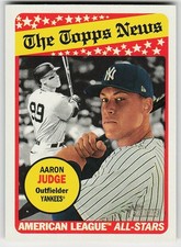 2018 Topps Heritage #278 Aaron Judge BASEBALL New York Yankees