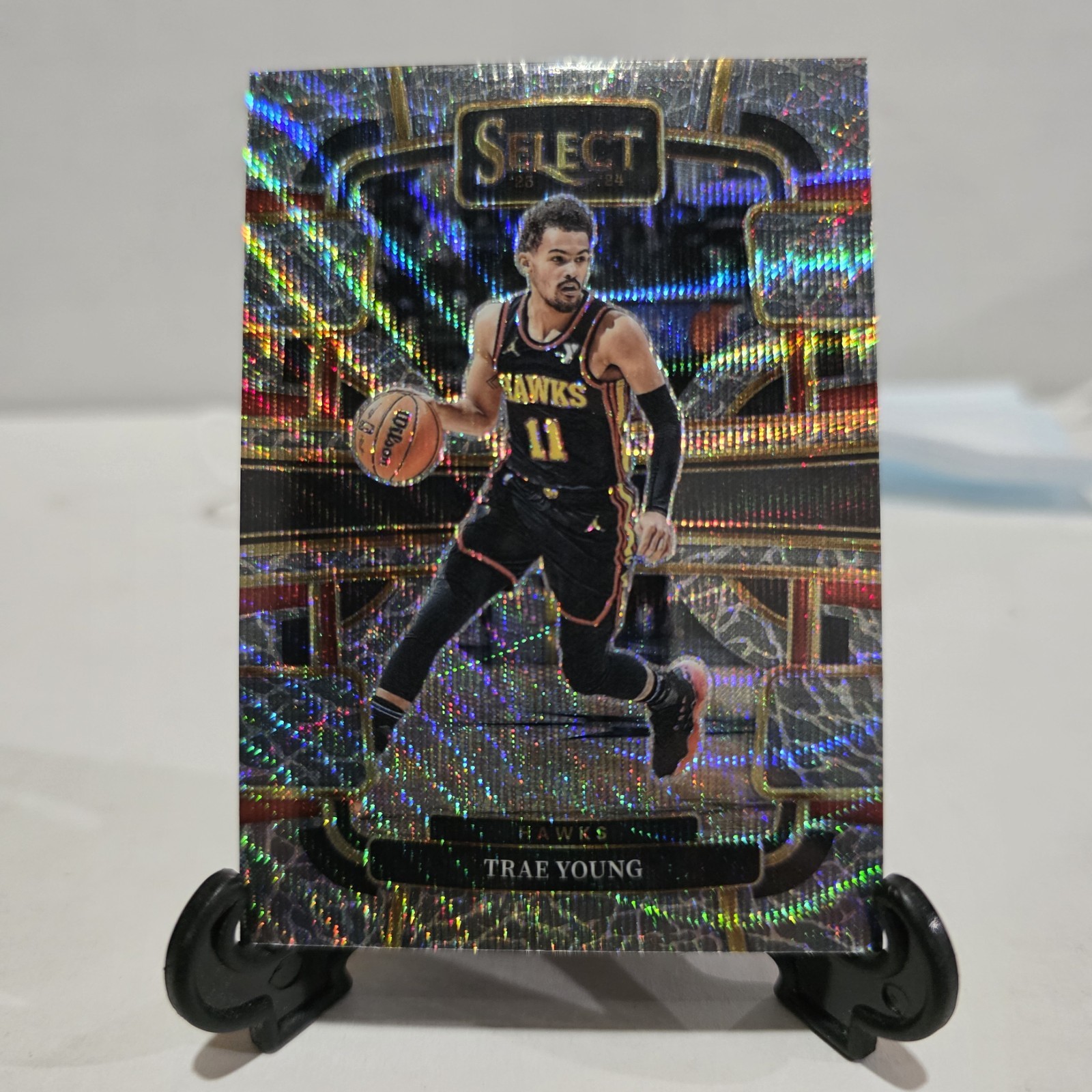 2023-24 Panini Select - Concourse Trae Young #43 Elephant Prizm