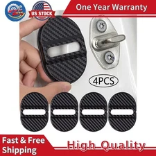 4PC Car Door Lock Protective Cover Silicone Shockproof Cushion Trim Accessories