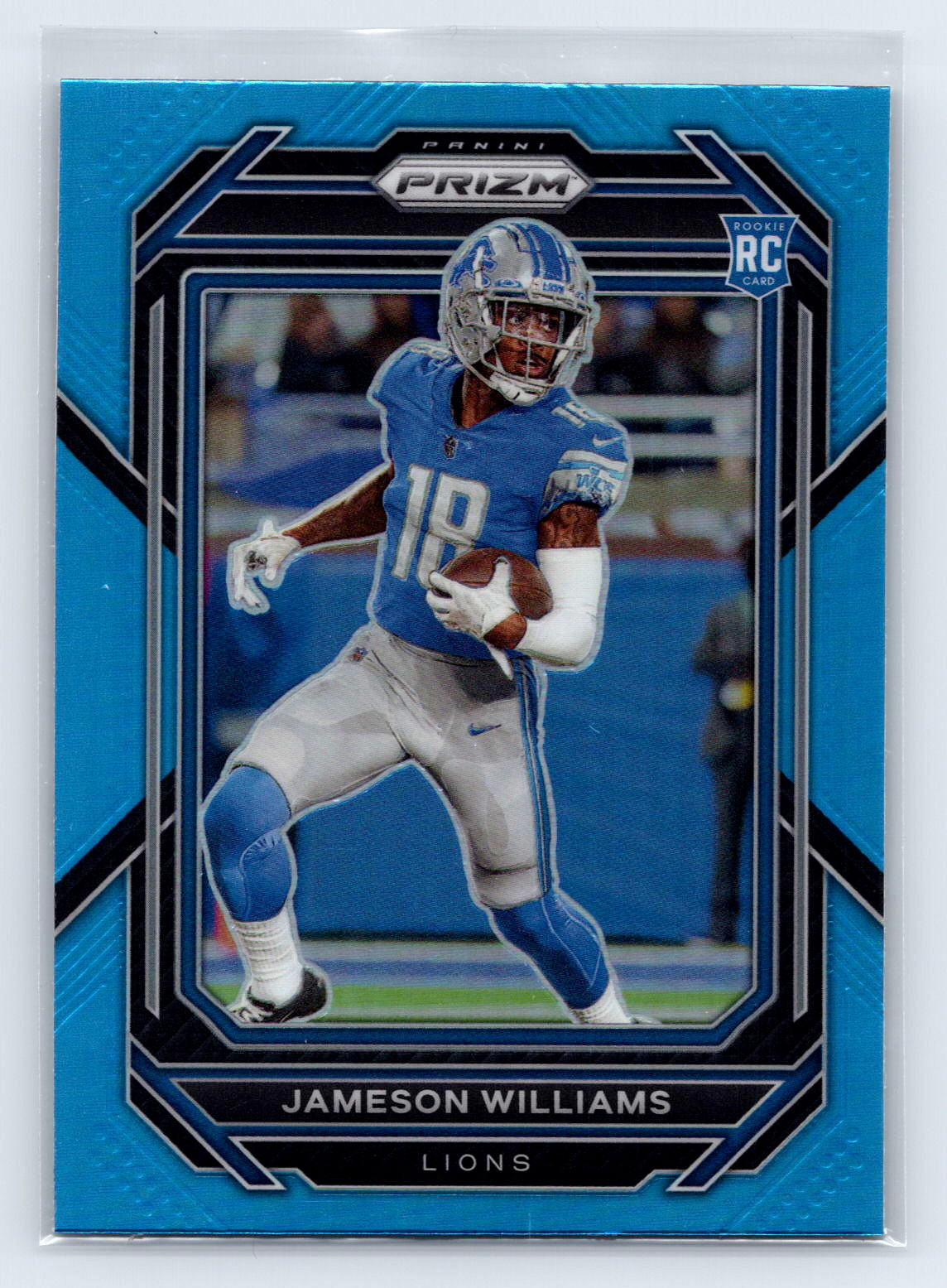 Jameson Williams Rookie 2022 Panini NFL Prizm Light Blue Detroit Lions #311