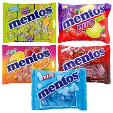 Candy Mentos Fresh Breath Sweets Delicious 5 Flavor Cola,Fruit,Duo,Sour Mix,Mint
