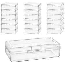 Goodma Small Bead Organizers, 19 Pieces Plastic Storage Cases Mini Clear Bead...