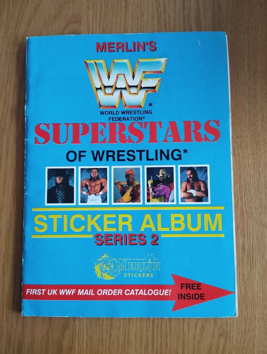 1991 WWF Superstars シール アルバム 新品未開封 Wrestling 1991 Season Collectable Sports Sports Stickers for sale