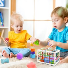 Jouet Bebe 1 2 Ans Montessori Sensoriel Jeux pour Bébé 12 18 Mois Trieur de 