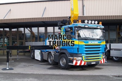 LKW Foto Scania R470 Zugmaschine crane Schweiz blau Martin Wittwer AG Tra #k2kd