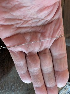 Italian Sterling Silver Box Chain 19"
