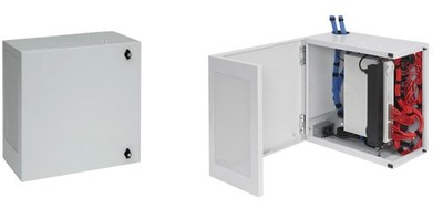 NEW Hoffman DBL242412G L-Box 24'' x 24'' x 12'' White Metal Electrical Enclosure