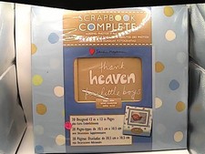 Scrapbook 12 x 12 Pre-Made Pages Thank Heaven for Little Boys