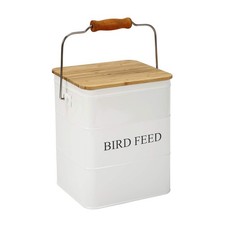 Bird Seeds storage container,Bird Container,Metal food tin for Birds, pet sna...