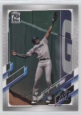 2021 Topps Platinum Anniversary 62/70 Lewis Brinson #161 0c6