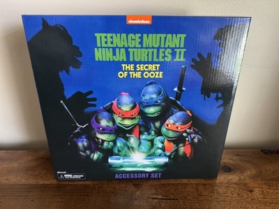   NECA TMNT Teenage Mutant Ninja Turtles II Secret Of The Ooze Accessory Set  