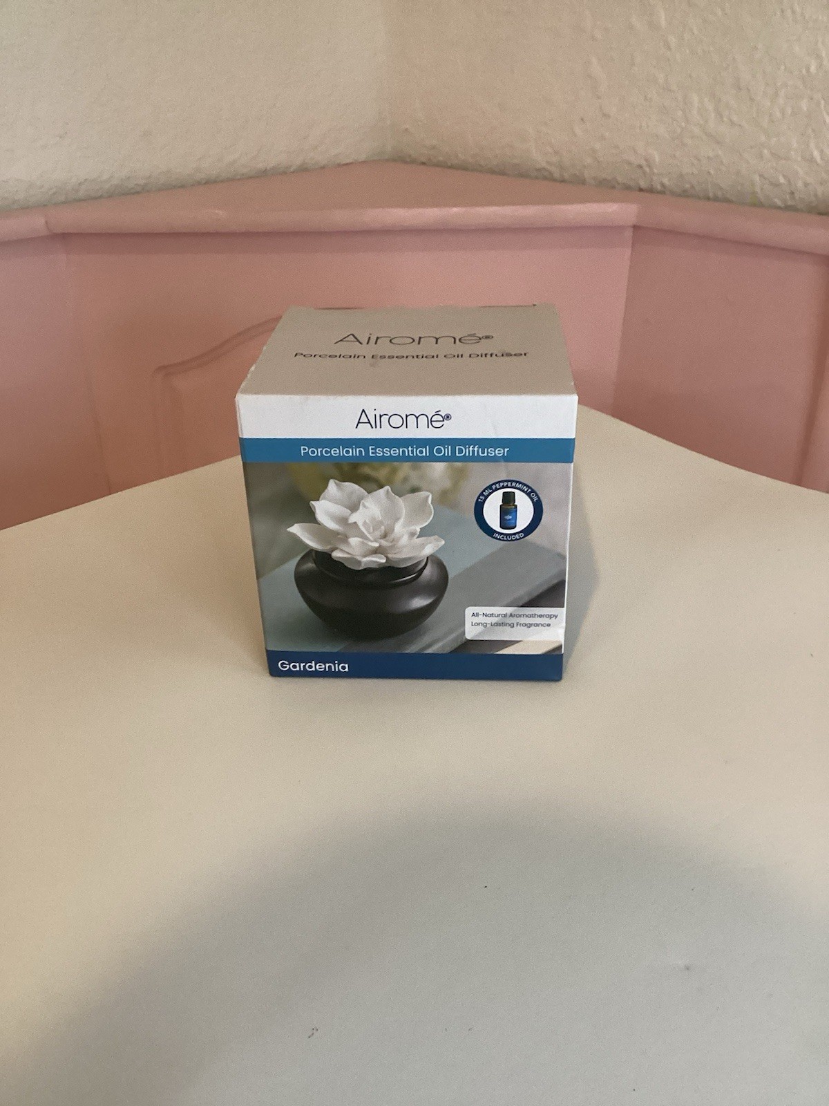 New Airome Porcelain Essential Oil Diffuser Gardenia Stylishly Designed