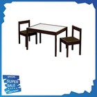 Your Zone Child 3-Piece Table and Chairs Set, in Espresso Age Group 1 to 5 Years
