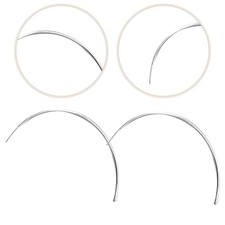 50pcs Curved Needles C Weaving Needle 2.0 Inches  2.5 Inches 