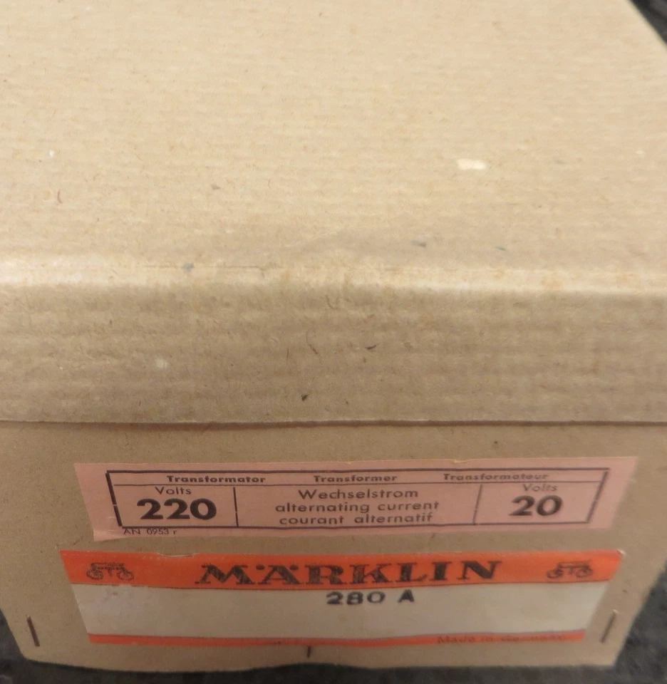 Märklin Super 280 A Trafo Transformator Fahrstromregler 30VA 220V geprüft in OVP - Bild 4 von 4