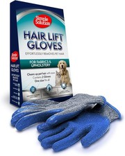 Simple Solution Pet Hair Lift Gloves Hair Remover Furniture, Clothing, Carpets