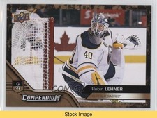 2016-17 Upper Deck Compendium Gold Robin Lehner #36 READ 9hd