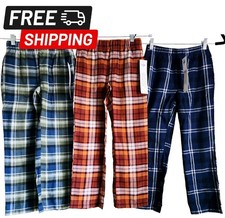 NWT Old Navy Boys Pajama Pants Size 8 Medium M Plaid Woven PJ Plaid