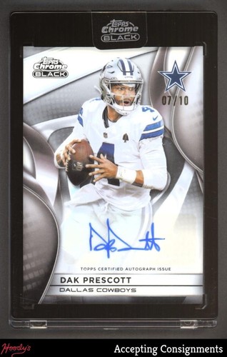 2025 Topps Chrome Dak Prescott Chrome Autographs (RAW)