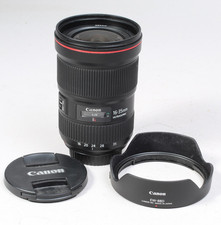 CANON EF 16-35MM F/ 2.8 L lll USM W CAPS HOOD GOOD GLASS TESTED WORKS CLEAN