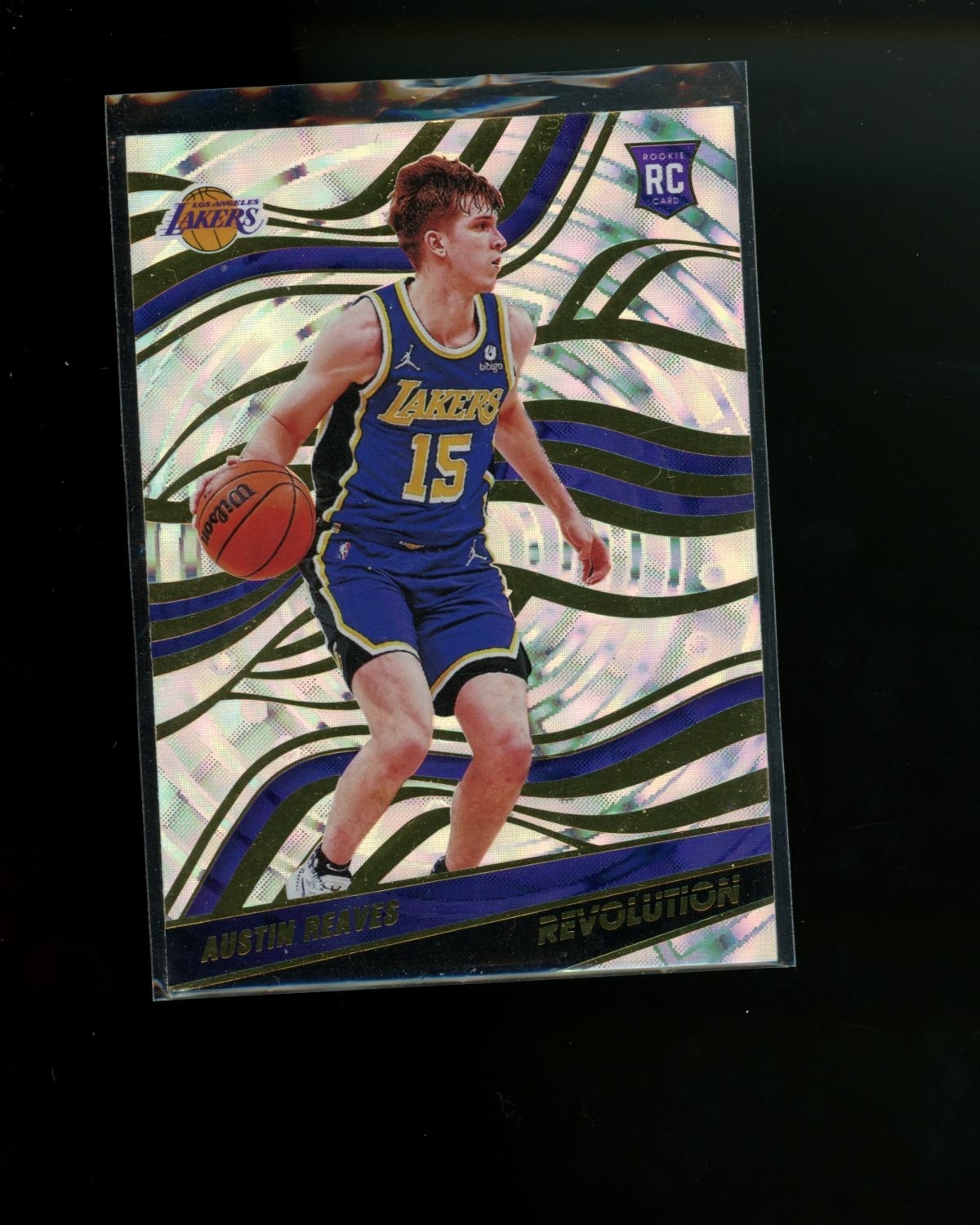 2021-22 Panini Revolution Fractal #132 Austin Reaves Rookie RC