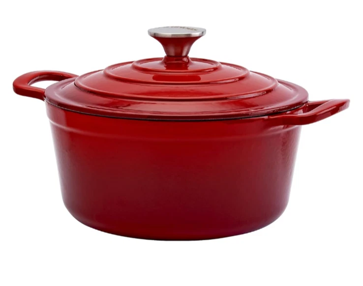 Epicurious Enameled Cast Iron 6qt Round Covered French Oven (Dutch Oven)
