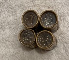 Vintage Golden Cameo Stick Matches Cardboard Canister Set Of 4 — photo 5