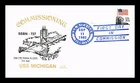 US COVER USS MICHIGAN SSBN-727 FIRST DAY IN COMMISSION NAVAL CANCEL