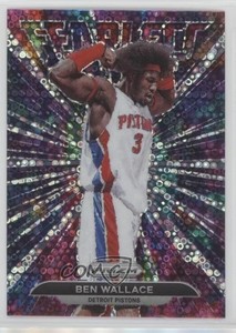 2021-22 Panini Prizm Fearless Fast Break Prizm Ben Wallace #17 HOF