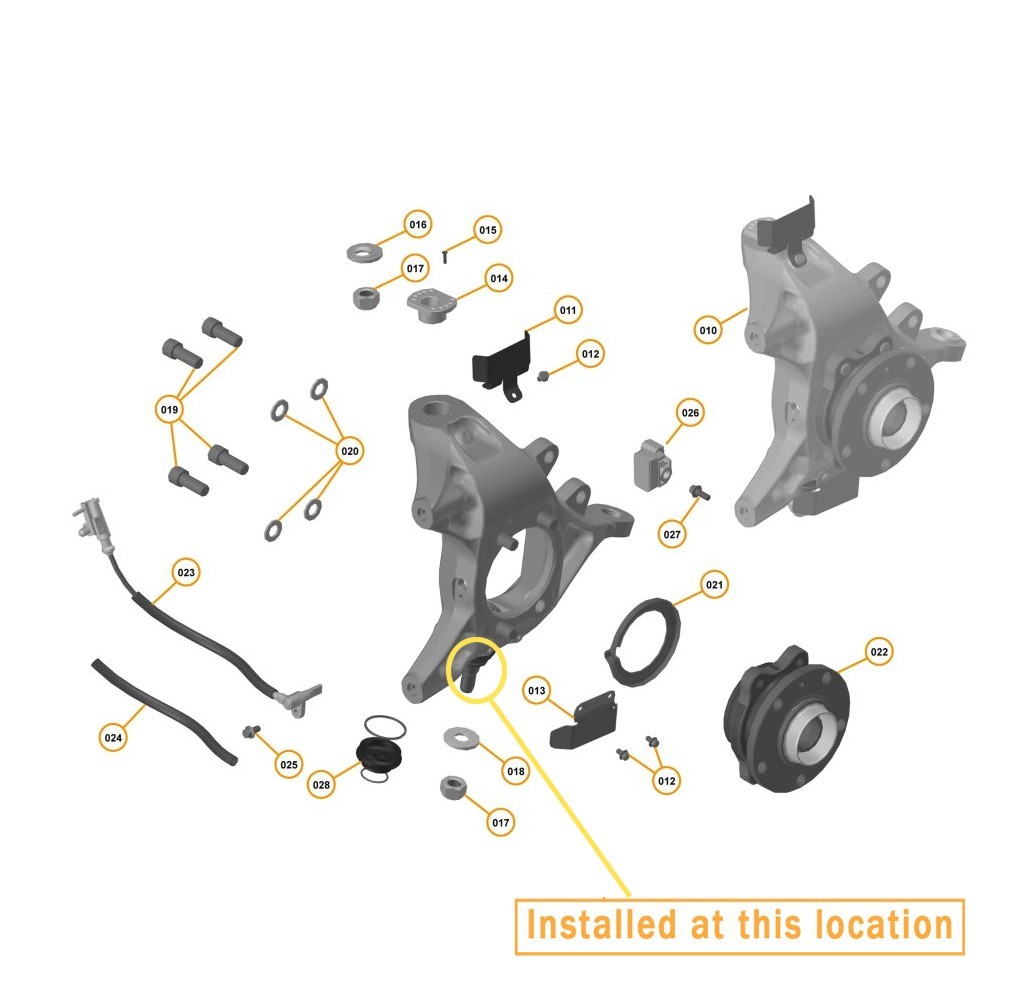 For McLaren 600LT 720S GT front lower control arm ball Joint OE：14BA022CP