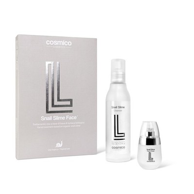 Cosmico Snail Mucin Face Set Organic Slime Cleanser Cream Hydrating Kit Italy