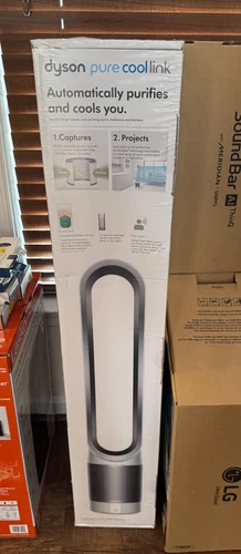 NEW SEALED Dyson Pure Cool Link TP02 Tower Air Purifier - Silver