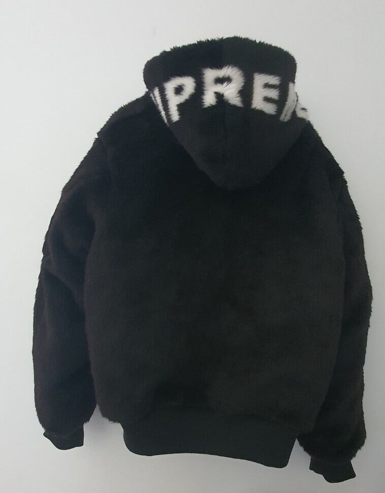 FW22 Supreme Faux Fur Reversible MA-1 Made By Alpha Industries