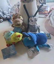 Vintage A Bugs Life Beanie Plush Disney Store Pixar Francis Heimlich Dim/Flea