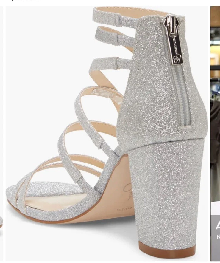 Stassey Cage Sandal (Women) Jessica Simpson Silver 6 1/2 - Image 2 of 4