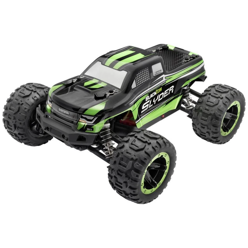 Blackzon Slyder MT 1/16 Verde Brushed 1:16 Automodello Elettrica Monstertruck - Immagine 4 di 4