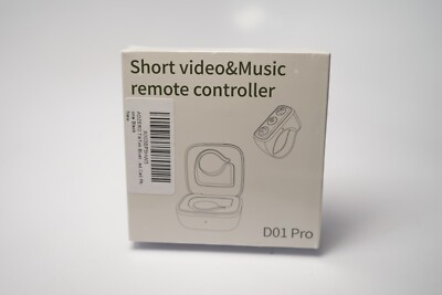 TikTok short Video and Music Remote Control Page Turner Camera Trigger Black