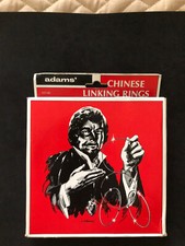 Vintage Adams' Chinese Linking Rings - Magic Trick Skill Illusionist- NEW